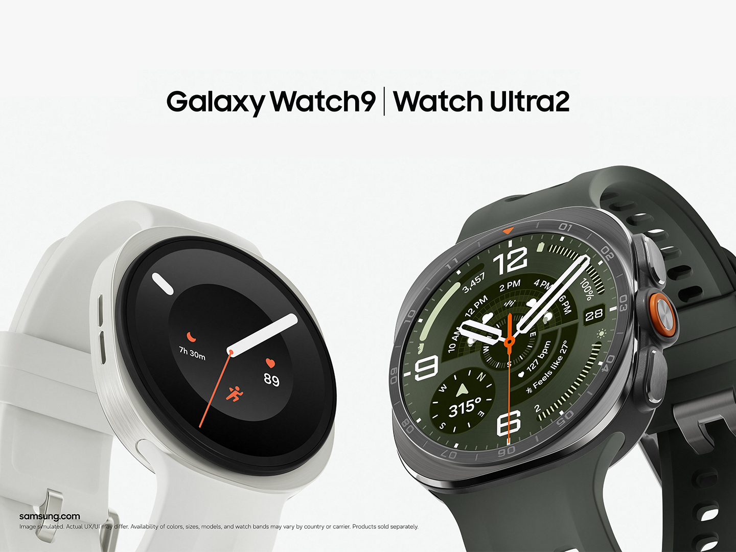 Samsung Galaxy Watch9 e Samsung Galaxy Watch Ultra2