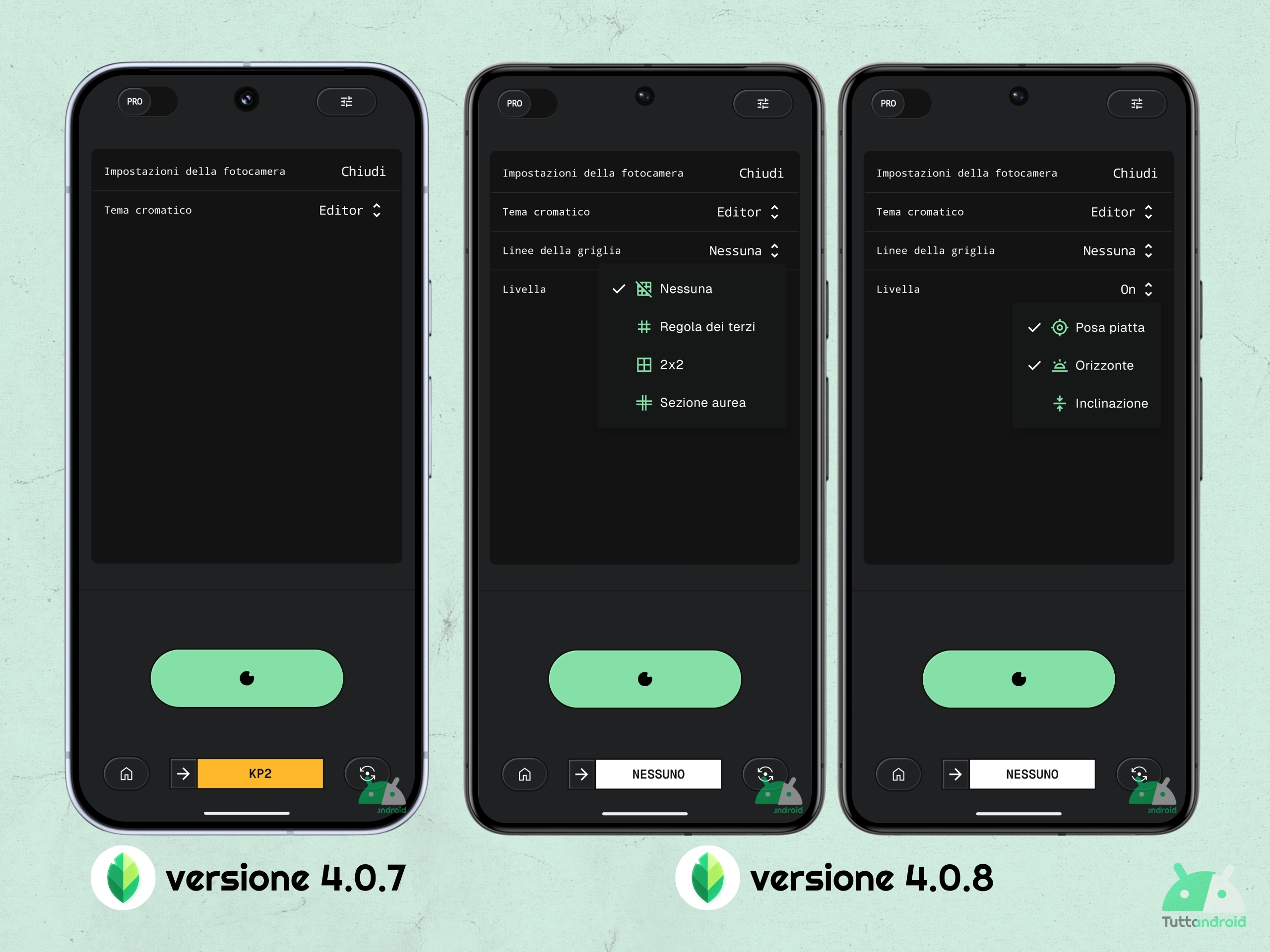 Snapseed v4.0.8 - novità