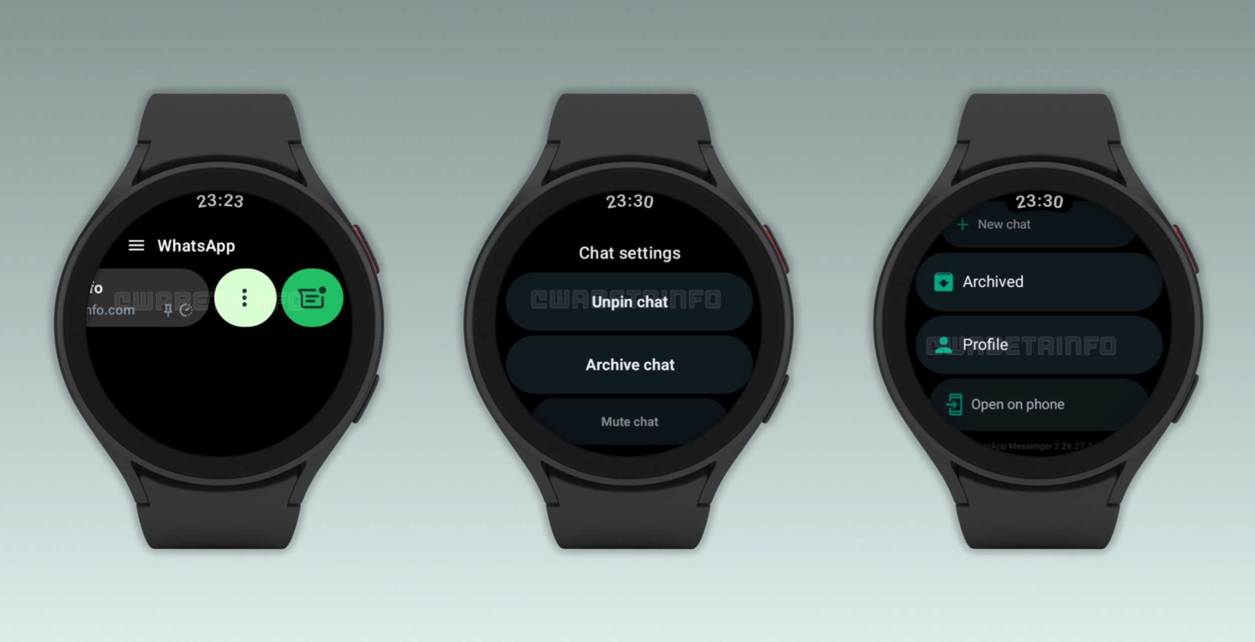 WhatsApp Beta v2.26.7.2 - Nuove funzioni sull'app per Wear OS WBI