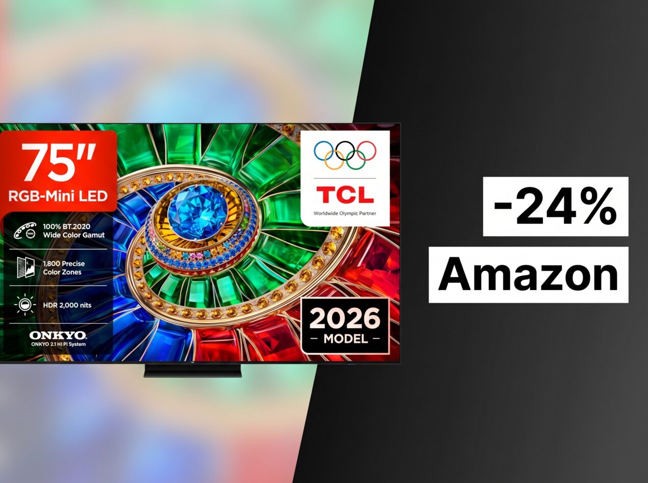 TCL 75RM7L crolla a 1.299€: la Google TV RGB-Mini LED da 75