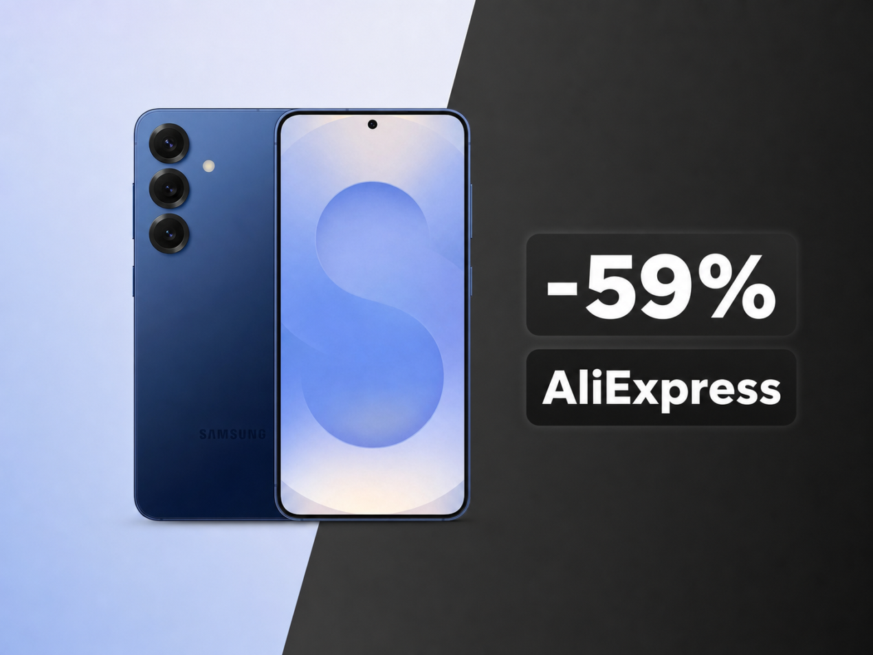 Samsung Galaxy S25 a soli 381€: sconto del 59% su AliExpress, mai così conveniente
