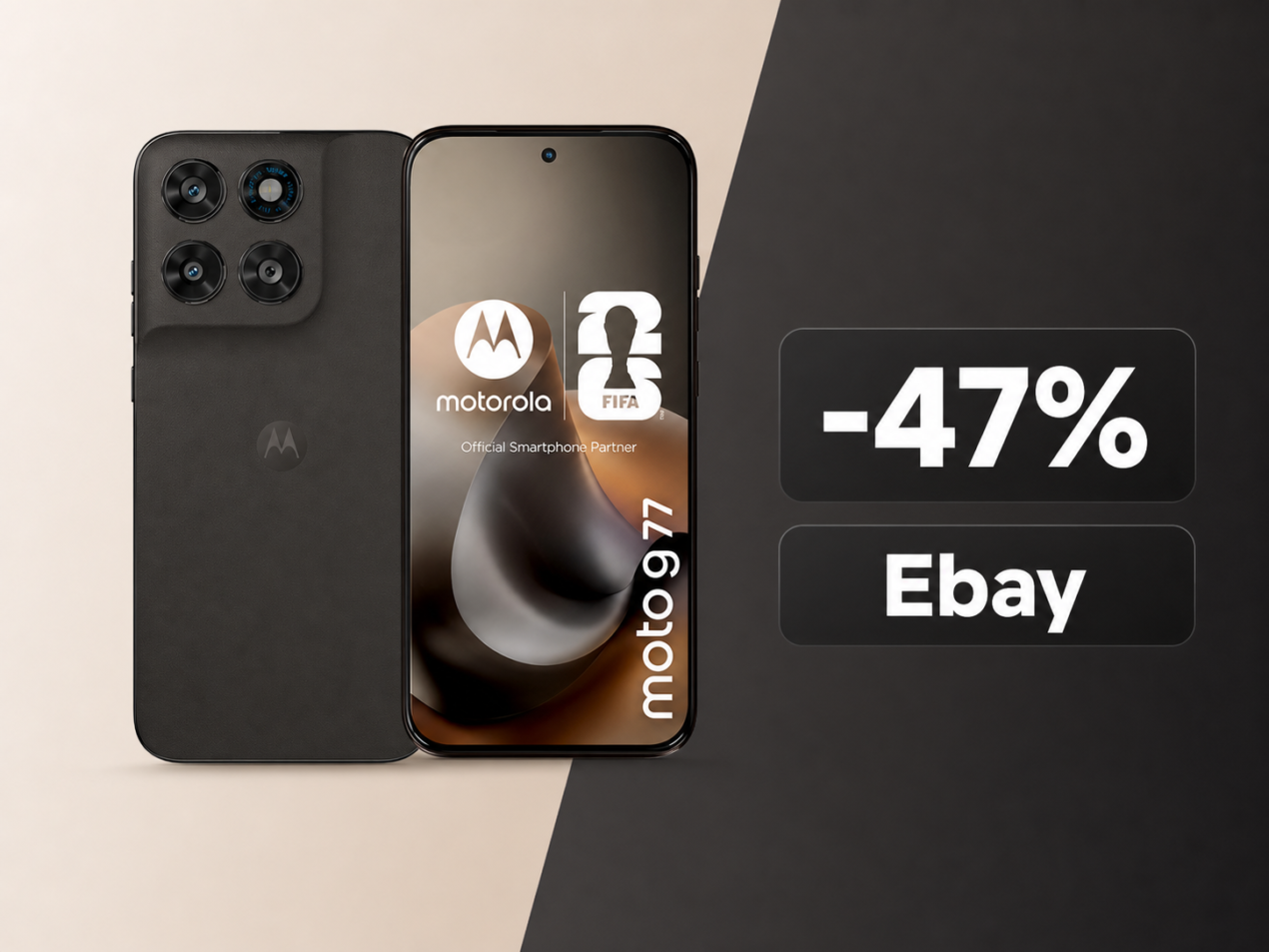Motorola Moto G77 5G a meno di 215€ su eBay: sconto del 47% con display AMOLED 1.5K e 108 MP