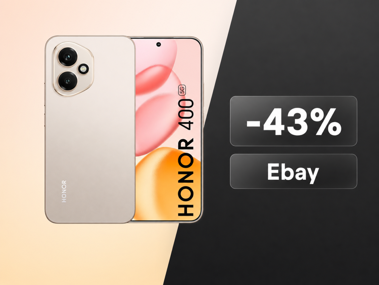 Honor 400 5G a quasi -43% su eBay: 200 megapixel e 512GB a meno di 286€