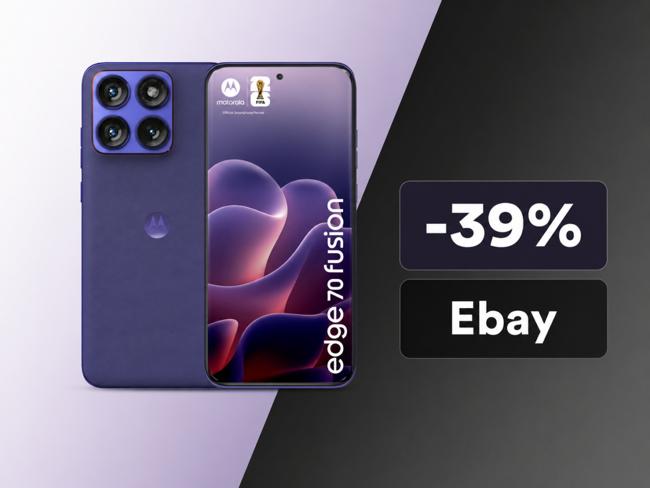 Motorola Edge 70 Fusion 5G con sensore Sony crolla a 265€: quasi il 40% di sconto