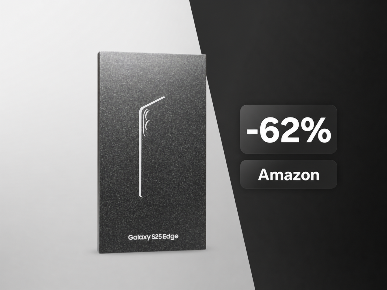 Samsung Galaxy S25 Edge crolla a 492€ su Amazon: sconto del 62% sul flagship più sottile di sempre
