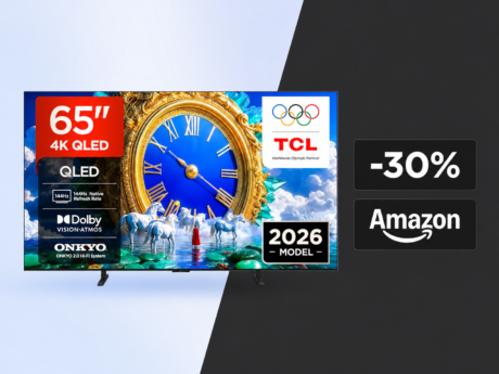 TCL Google TV: la QLED 65 pollici con 144Hz e Dolby Vision IQ crolla al minimo storico su Amazon