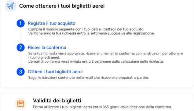 biglietti aerei