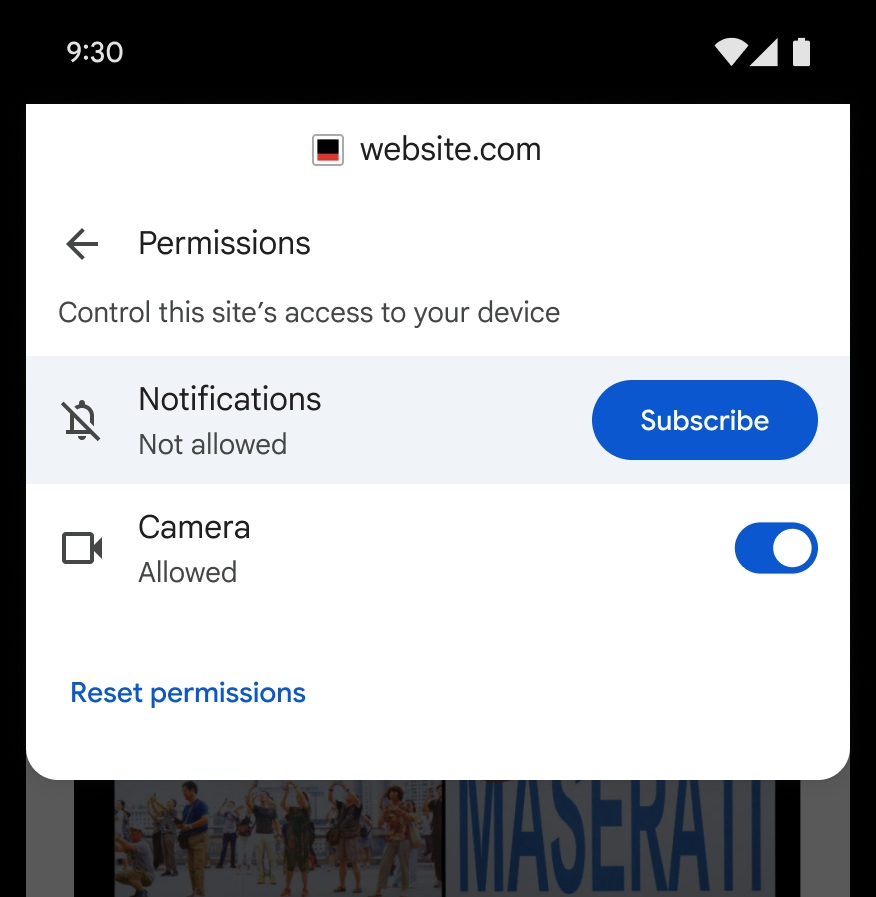 chrome notifiche