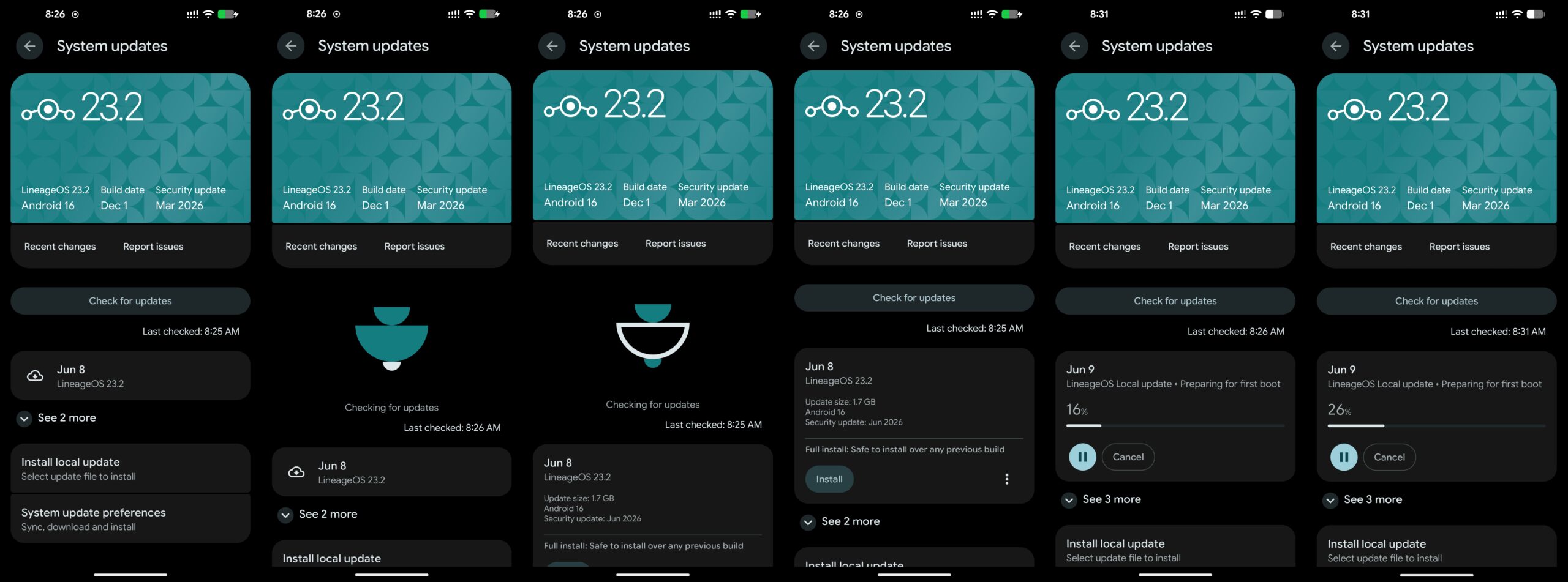 lineageos novità app updater