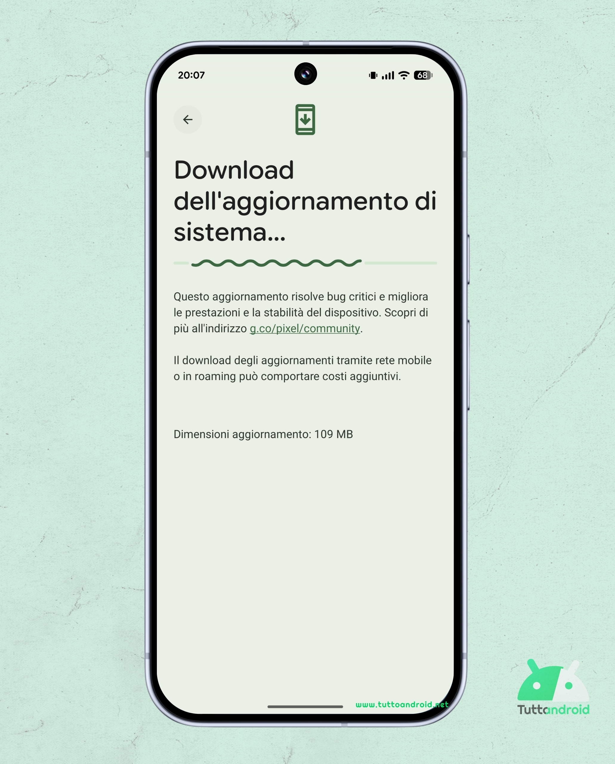 20260804 Android 17 - Patch di agosto 2026 - Google Pixel 10 Pro XL