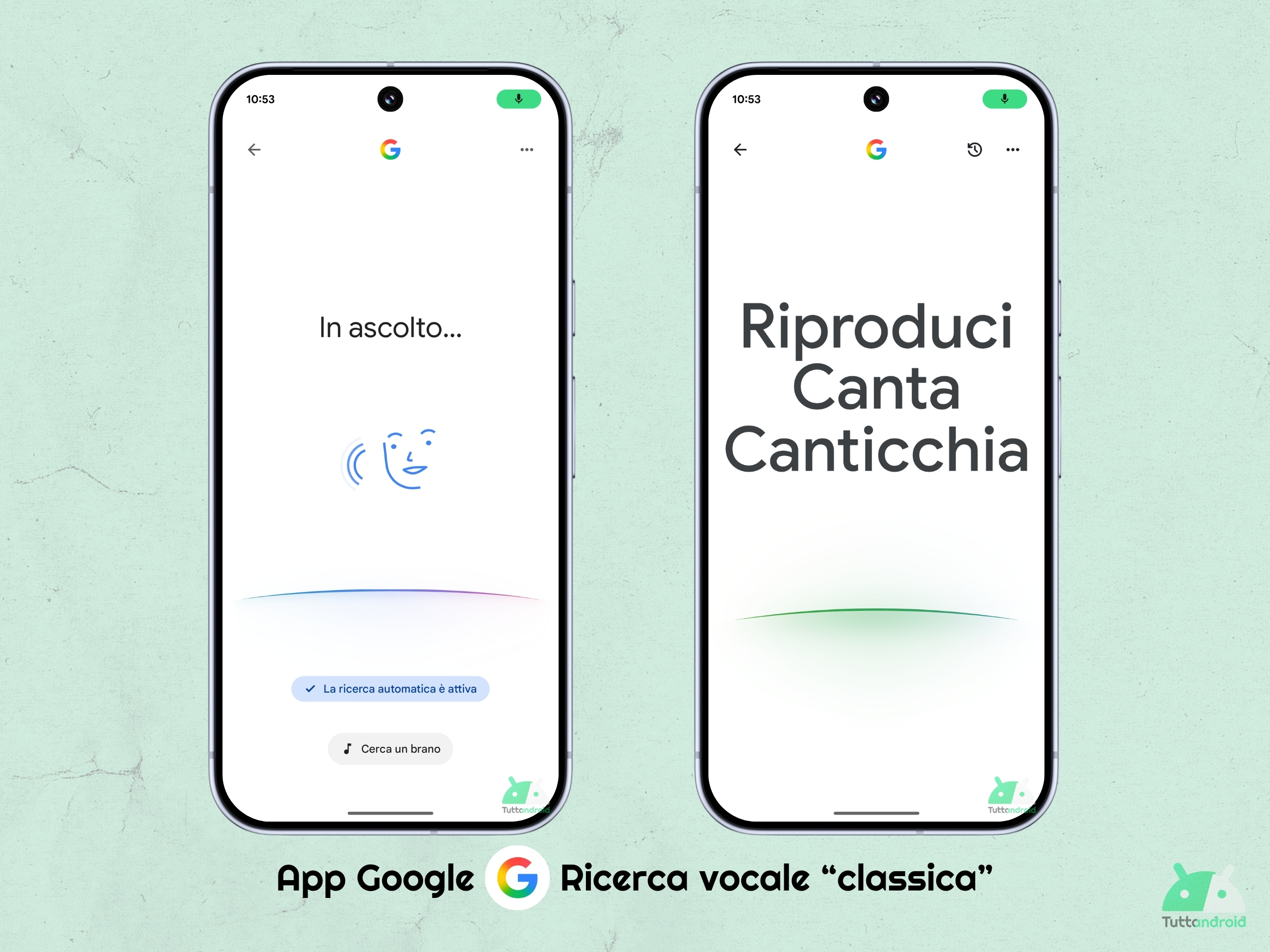 App Google v17.45.14 beta - Ricerca vocale classica
