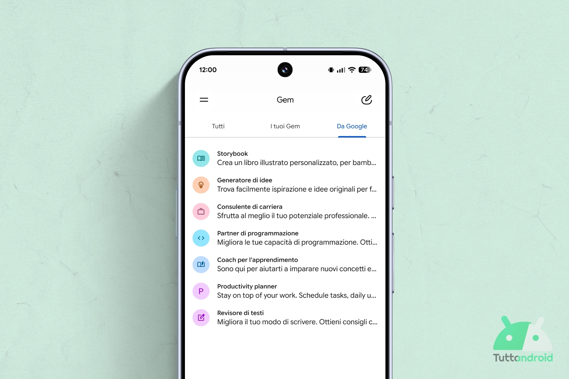 Gemini App - Gem by Google - visual Hero