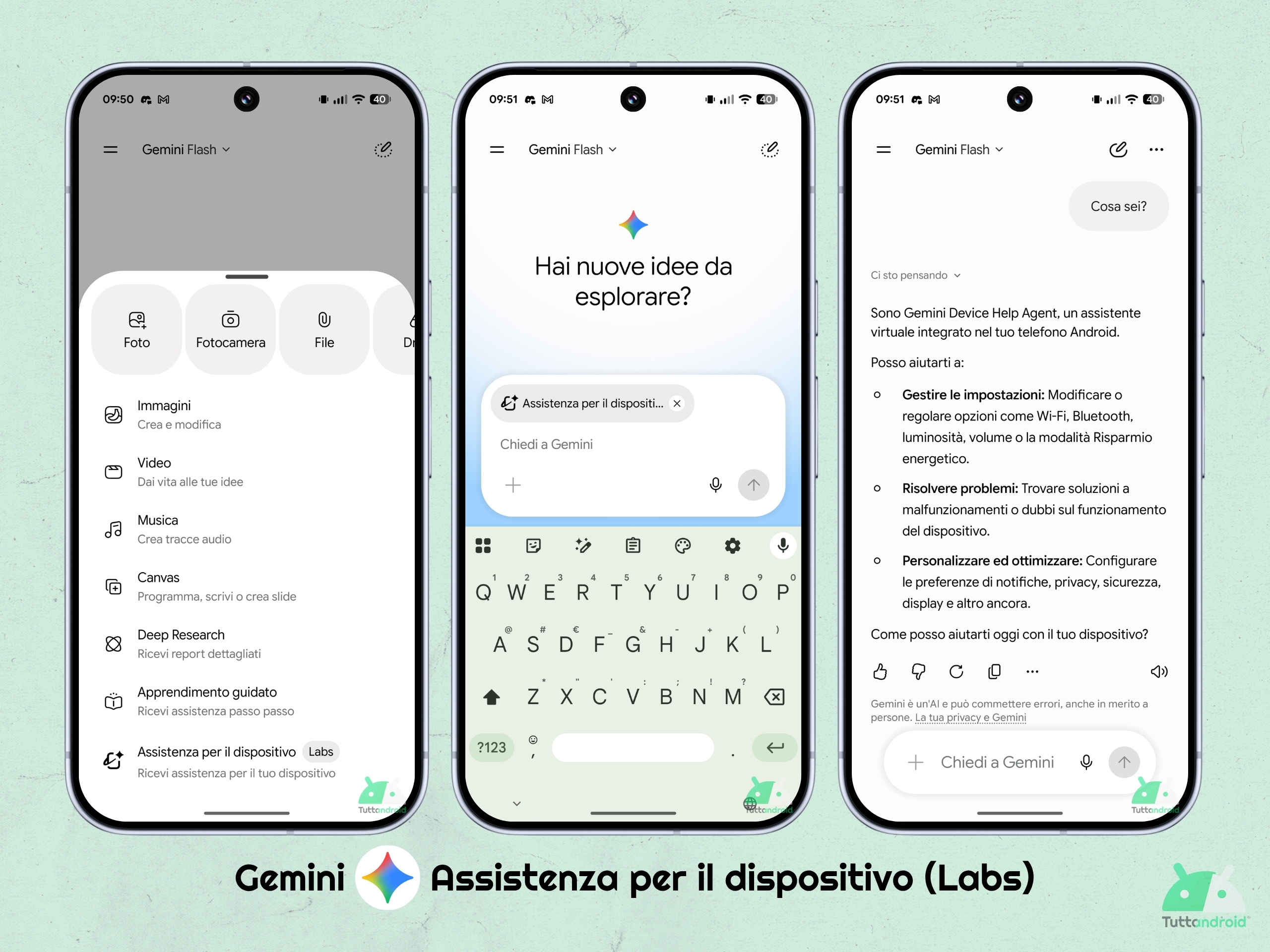 Gemini App - Labs - Assistenza per il dispositivo