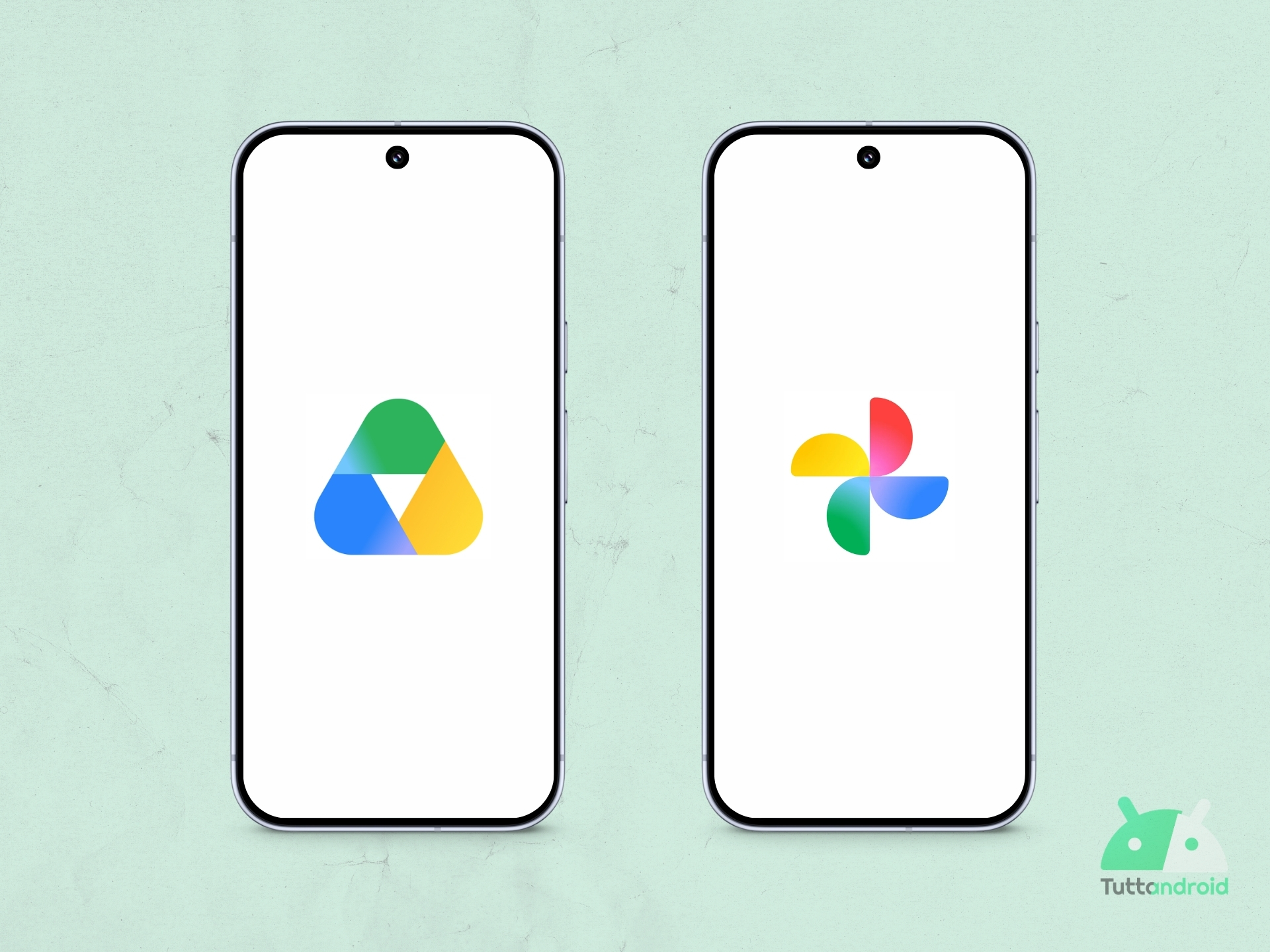 Google Drive e Google Foto Logo - Hero 2026