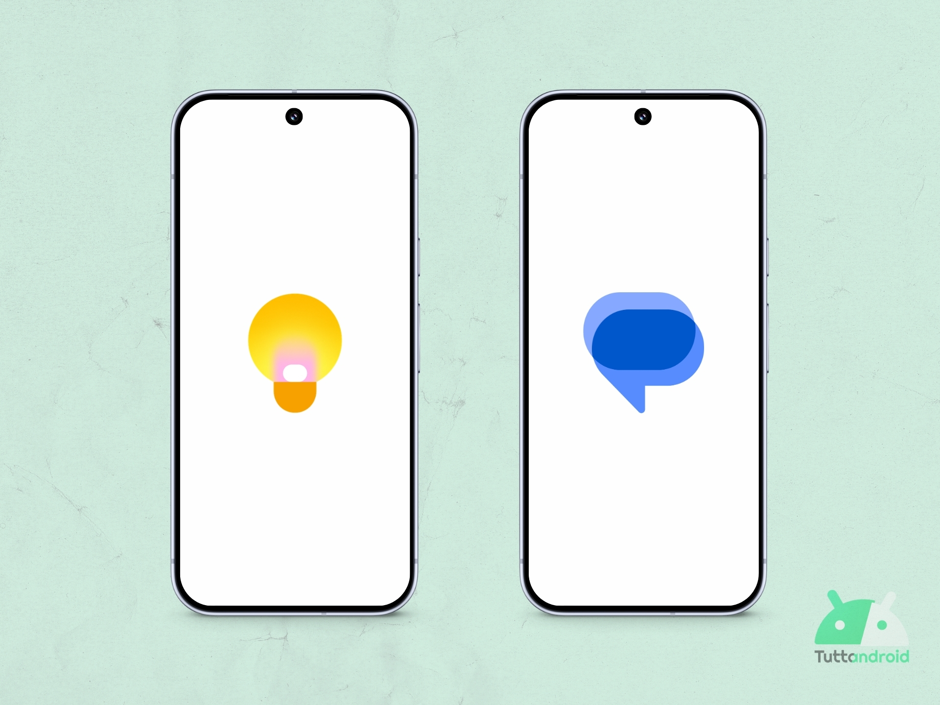 i loghi di Google Keep e Google Messaggi