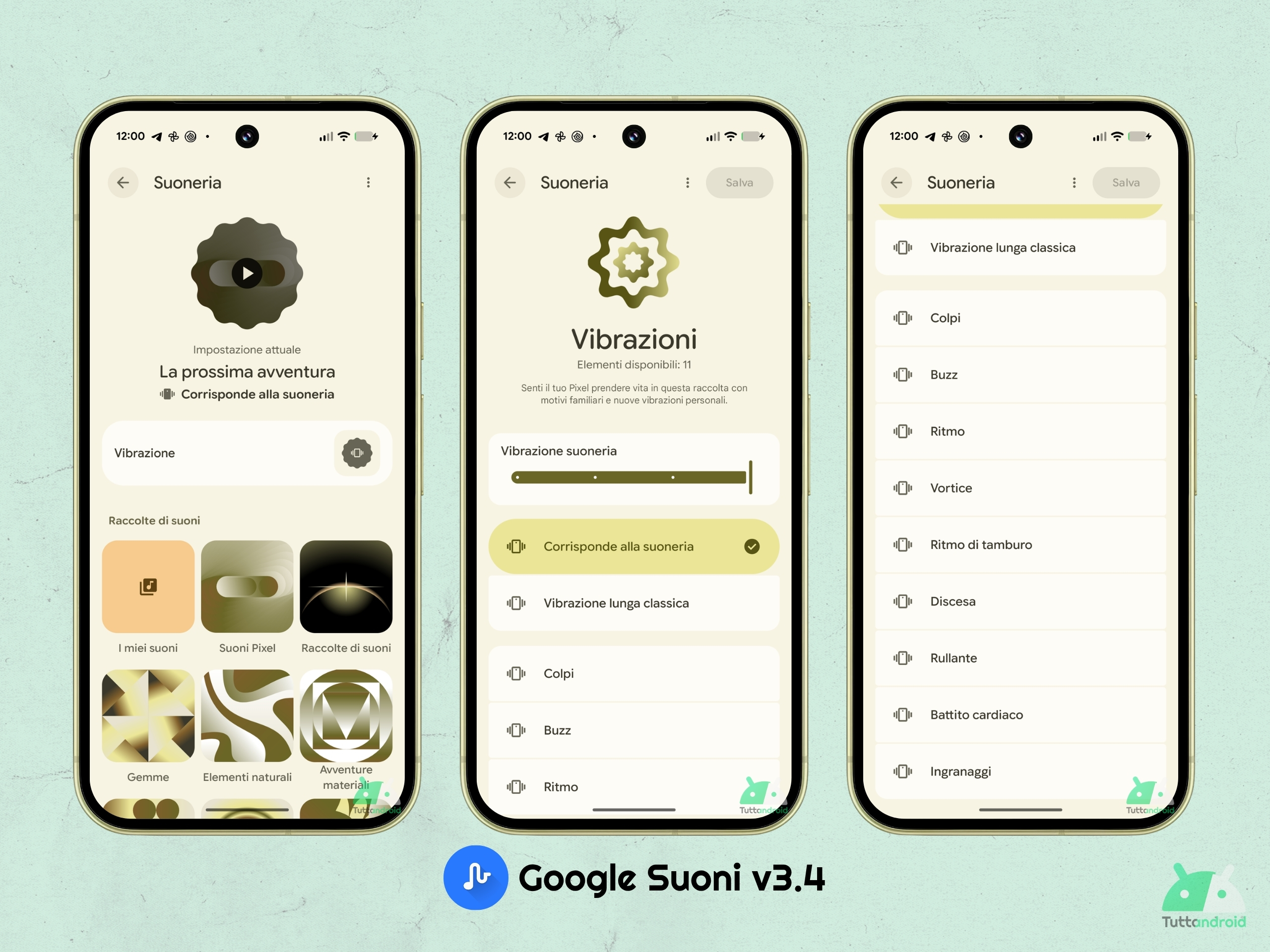 Google Pixel 11 - Google Suoni v3.4 - vibrazioni suoneria