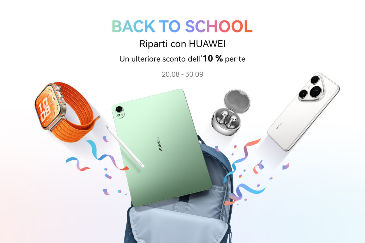 Rientro a scuola più dolce con il Back to School di Huawei: ecco le offerte migliori