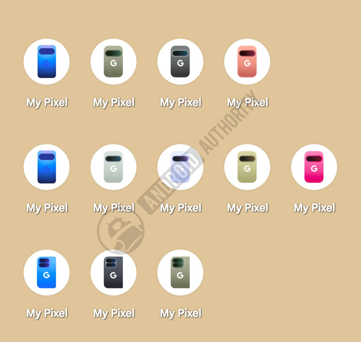 My Pixel v8.7.4.962530517 - tutte le icone a tema per i Google Pixel 11 AA
