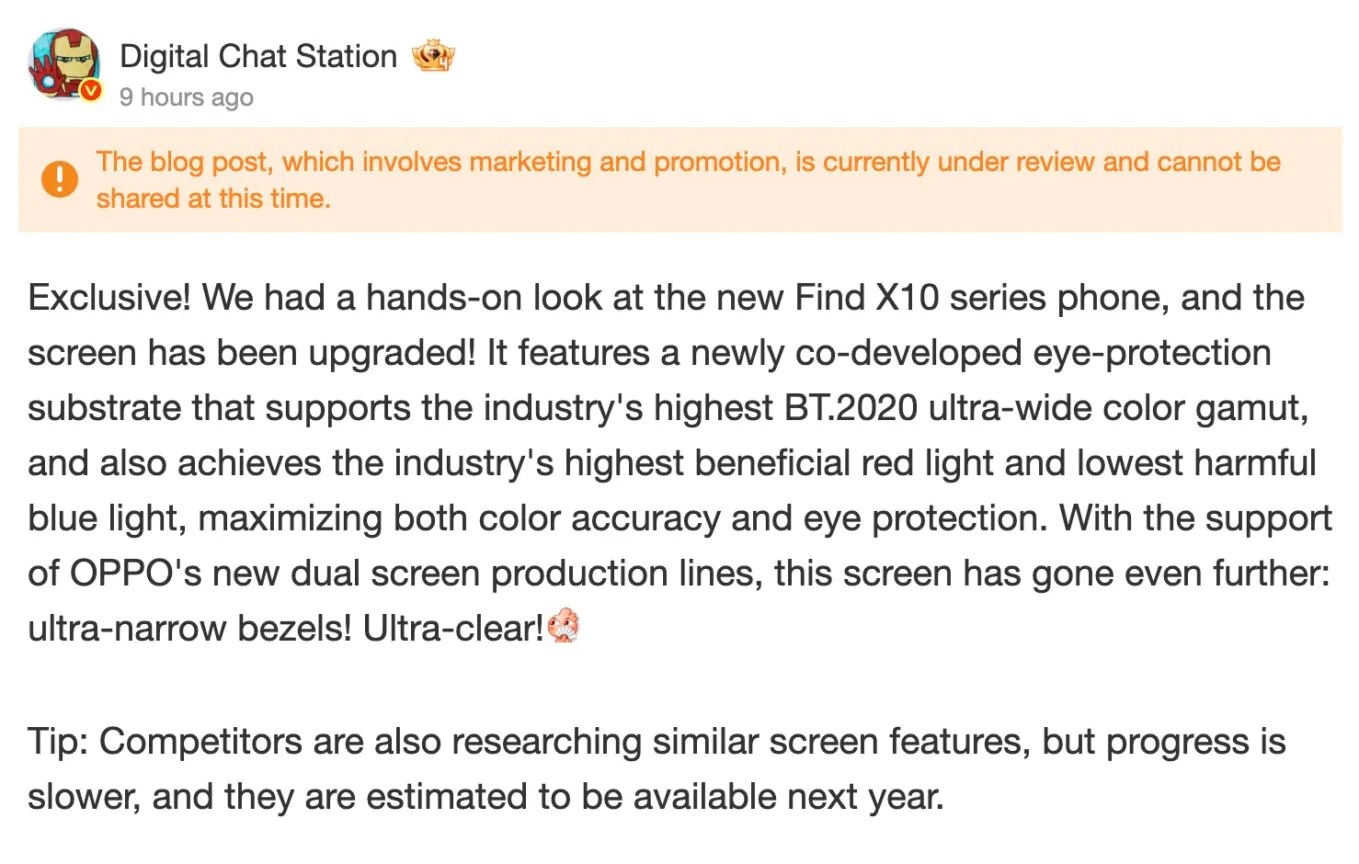 OPPO Find X10 display anti-affaticamento vista-1