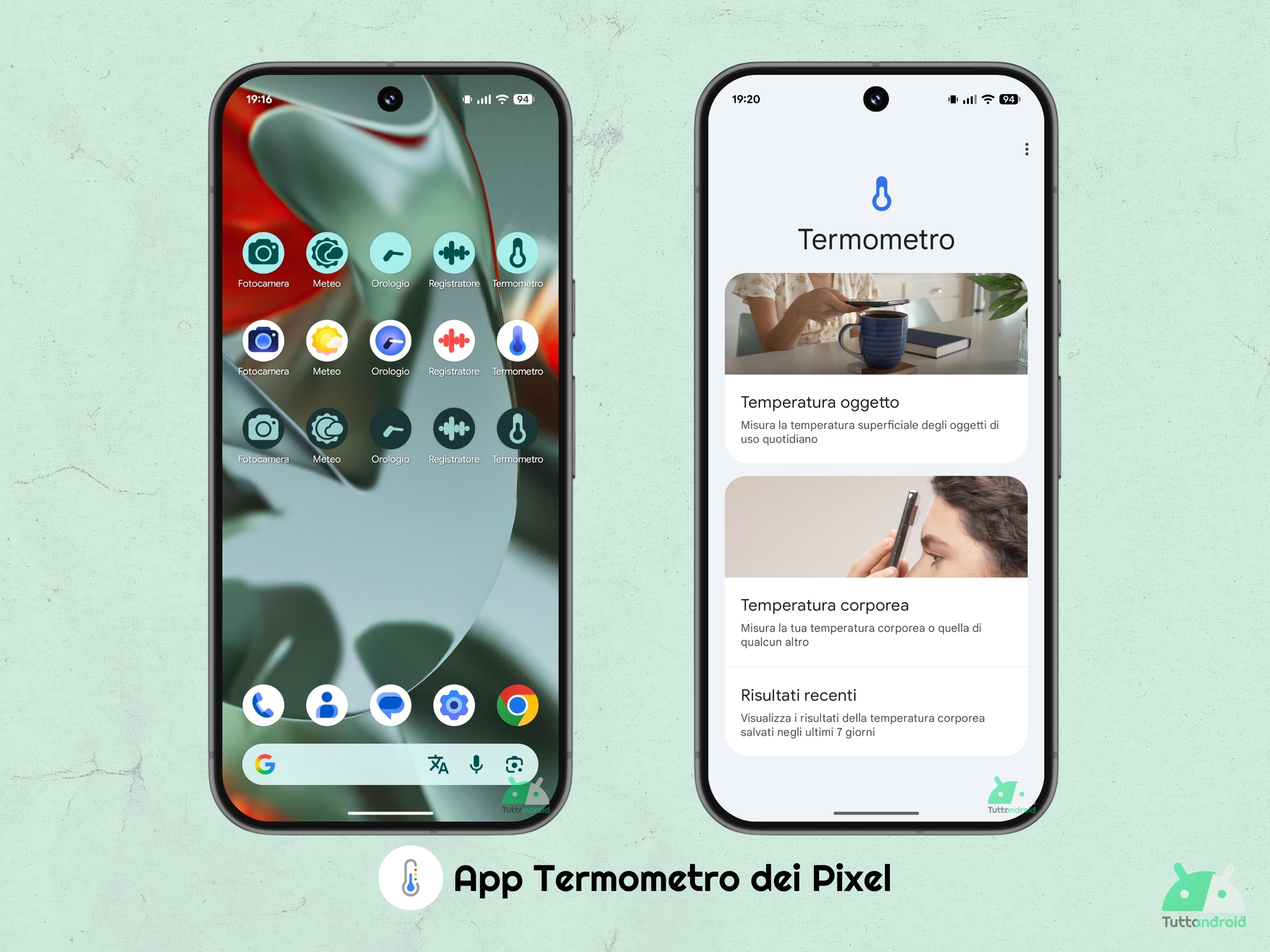 Pixel Termometro e altre app con nuove icone agosto 2026
