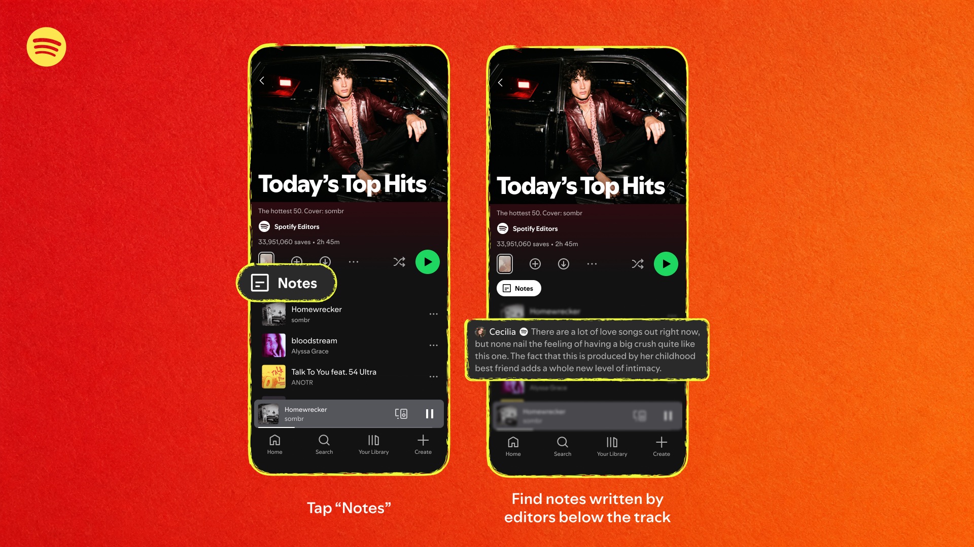 Spotify Playlist Notes