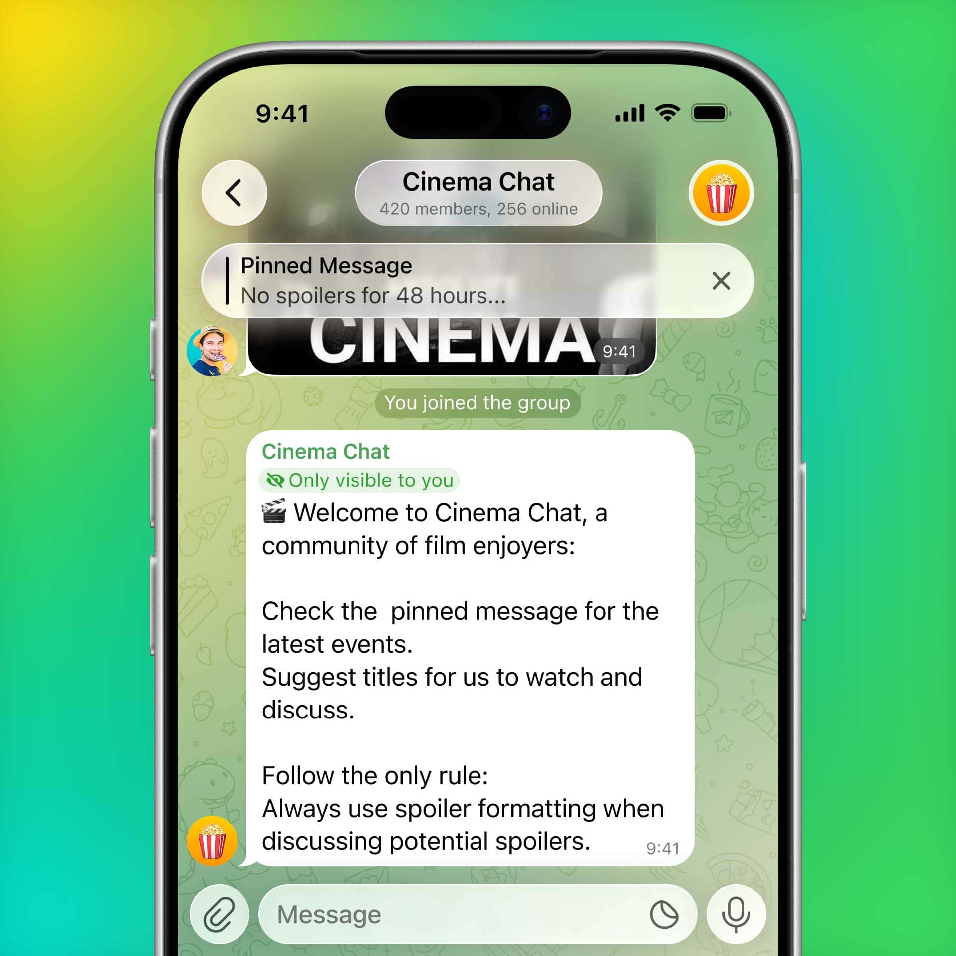 Telegram - aggiornamento agosto 2026 - 01 Messaggi di benvenuto