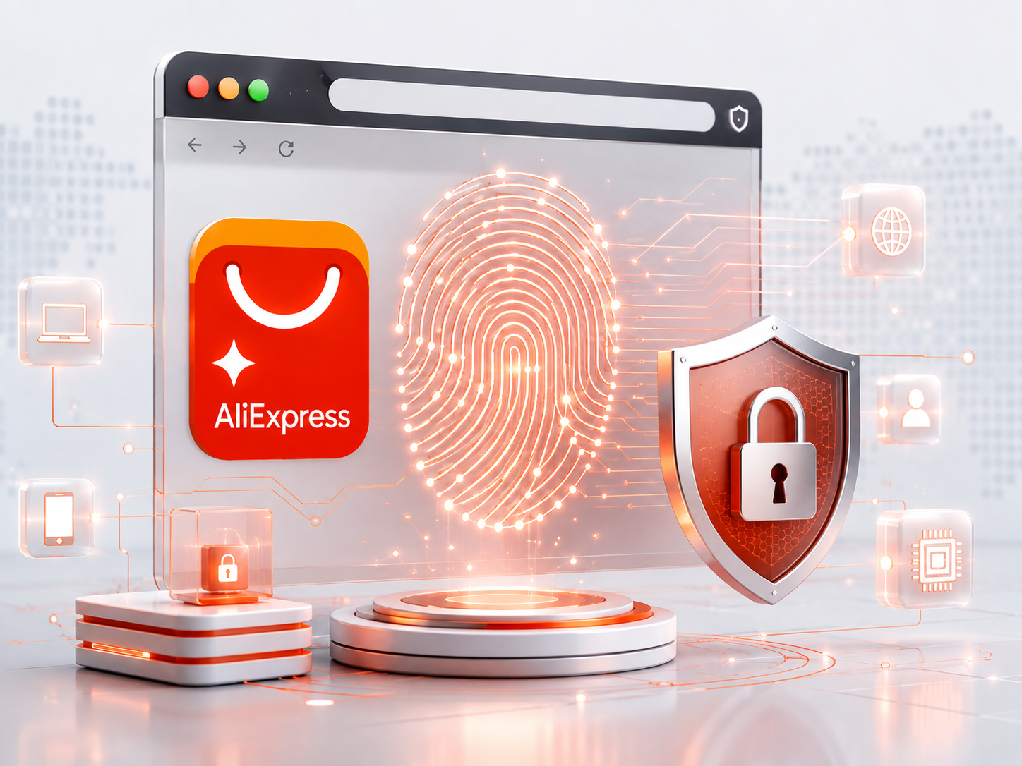 Aliexpress fingerprint audio nascosto
