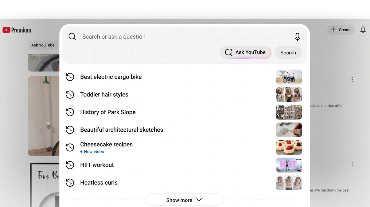 ask youtube