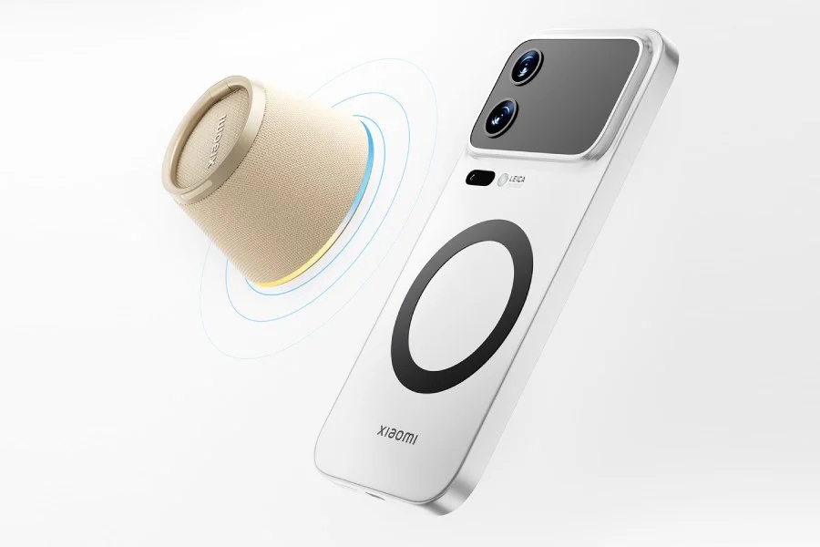 Xiaomi lancia un piccolo speaker Bluetooth magnetico che si trasforma in supporto per smartphone