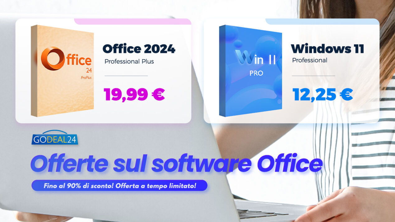 Sconti pazzi sui pacchetti Office da Godeal24