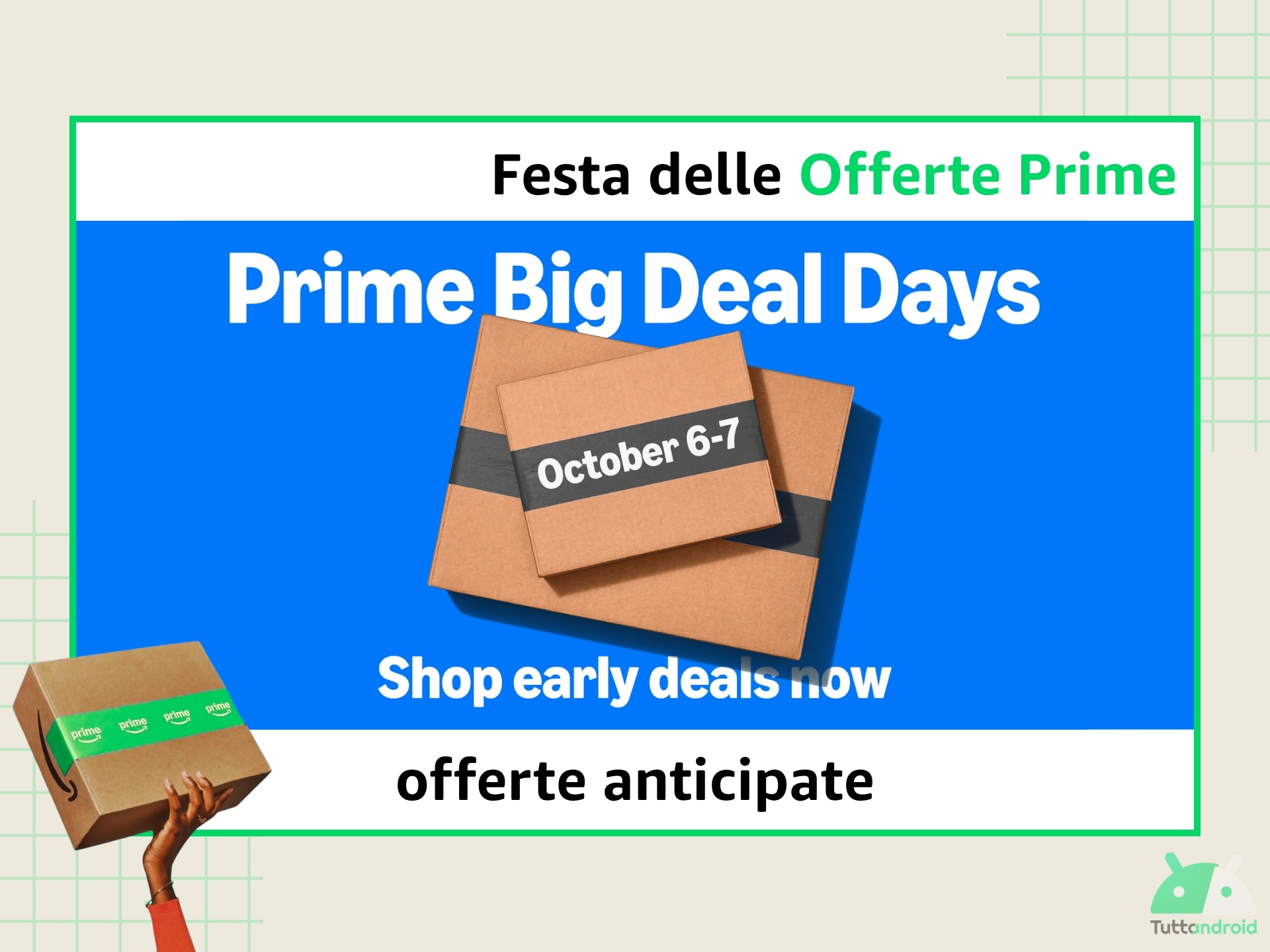Festa delle Offerte Prime, da oggi sconti su tanti prodotti: l’evento vero e proprio arriva il 6 e 7 ottobre