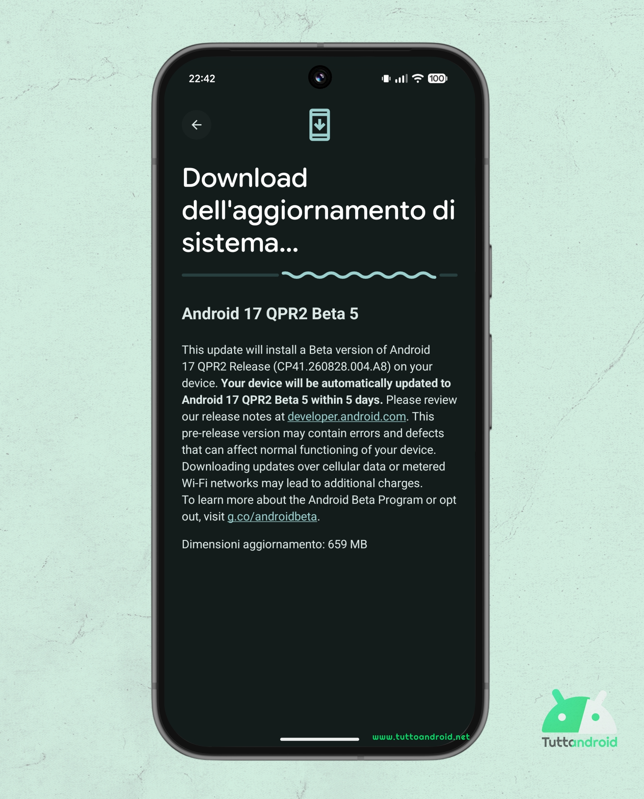 Android 17 QPR2 - Beta 5 - Google Pixel 9 Pro XL