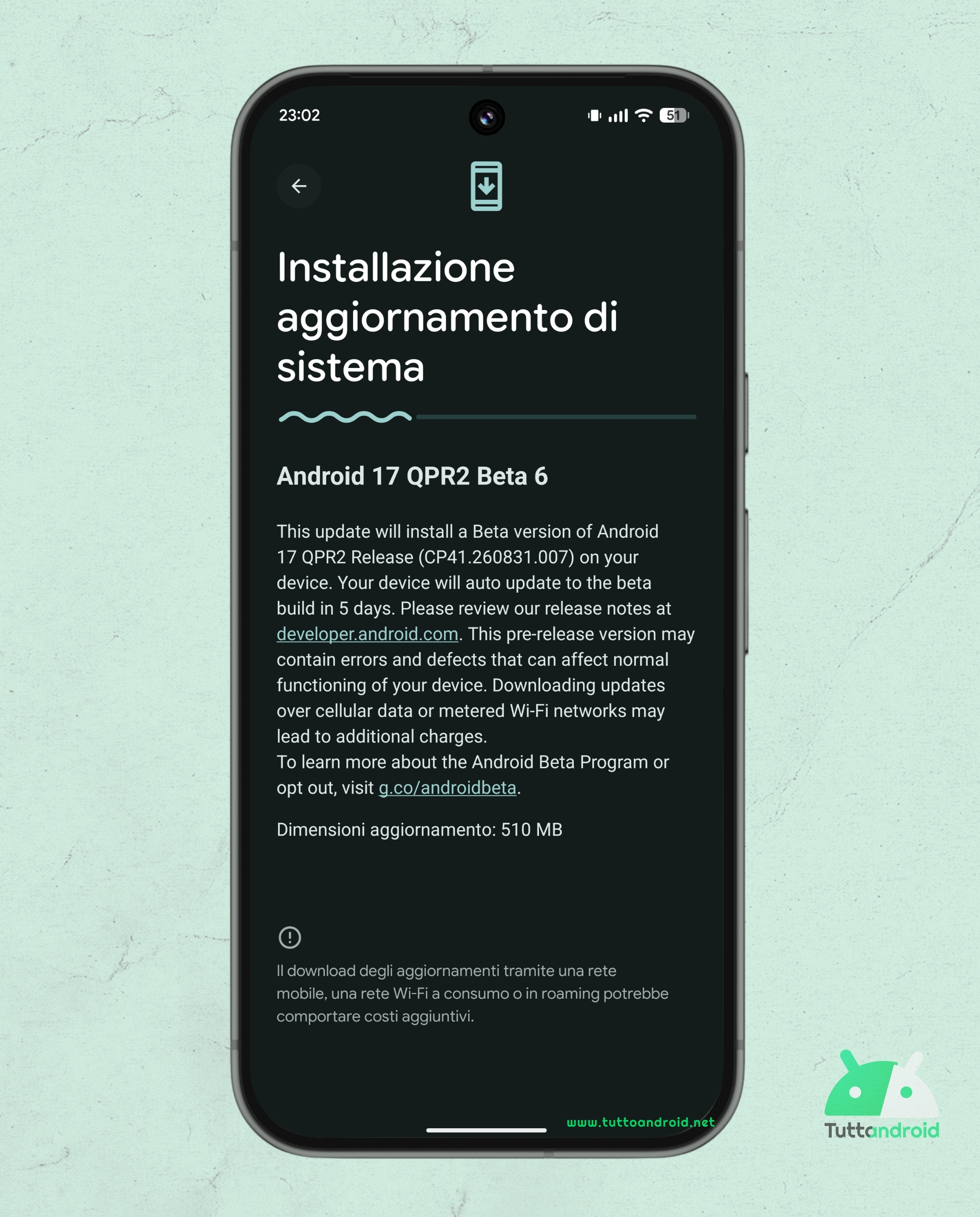 Android 17 QPR2 - Beta 6 - Google Pixel 9 Pro XL