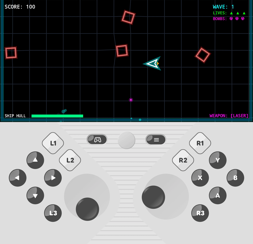 Android 17 gamepad virtuale