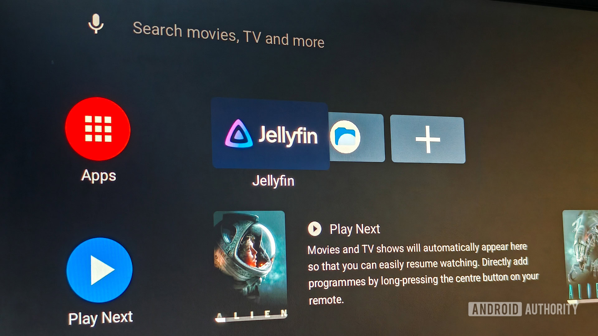 Android TV classic interface