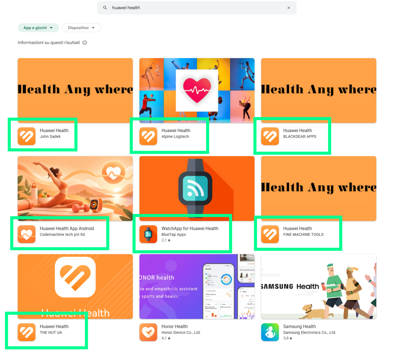 Attenzione alle false app Huawei Health sul Google Play Store: come ...