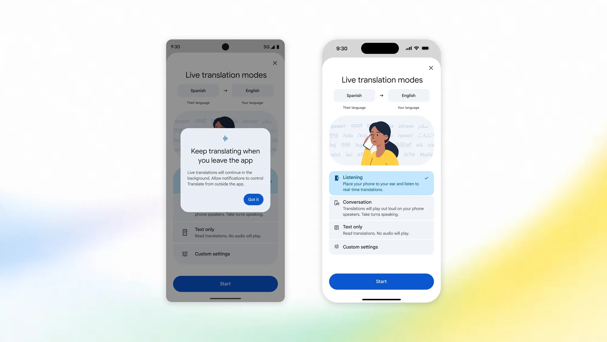 Google Traduttore - Traduzione dal vivo - aggiornamento settembre 2026