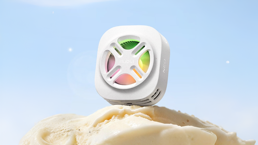 Nubia lancia un cooler magnetico da 25 W a forma di gelato, capace di scendere fino a -18°C