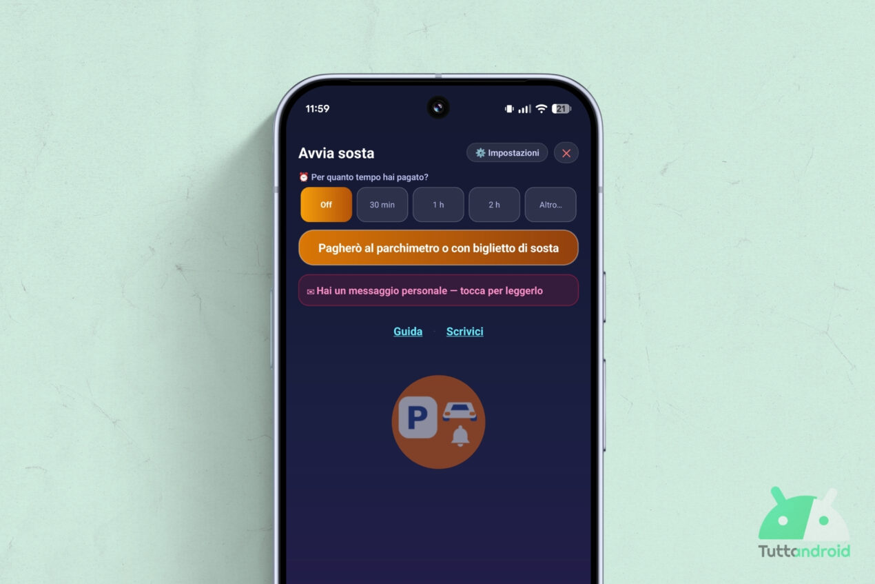 Promemoria parcheggio è l'app per la sosta che promette di far risparmiare