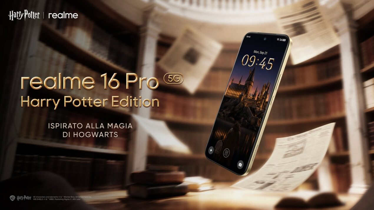 Con Realme 16 Pro Harry Potter Edition si torna a Hogwarts: ecco design e confezione speciale