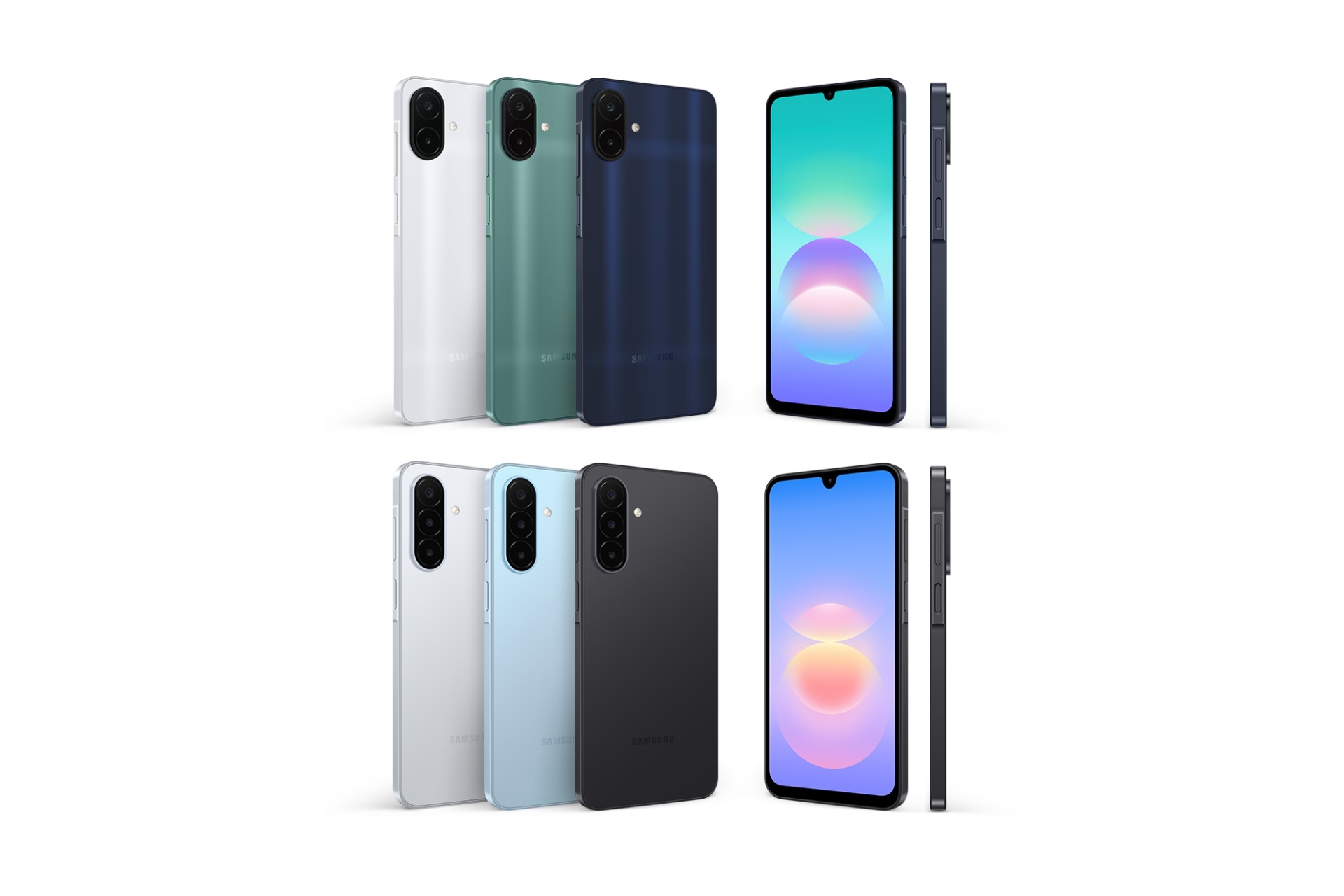 Samsung Galaxy A08 e Samsung Galaxy A18 hero