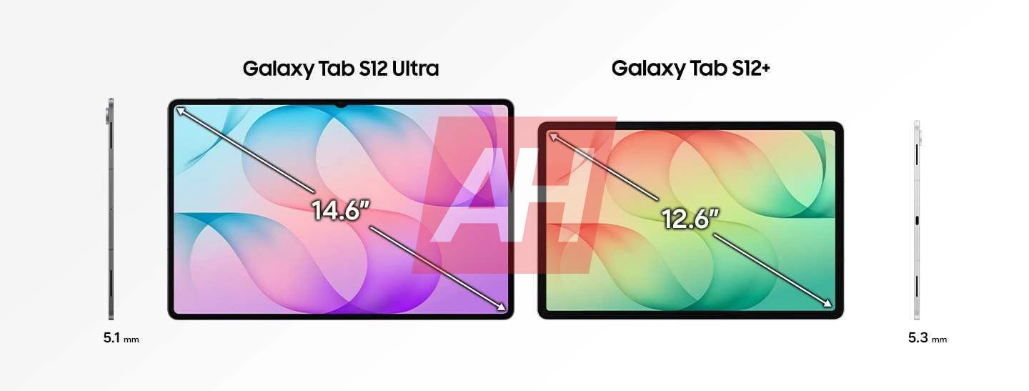 Samsung Galaxy Tab S12+ vs S12 Ultra leak