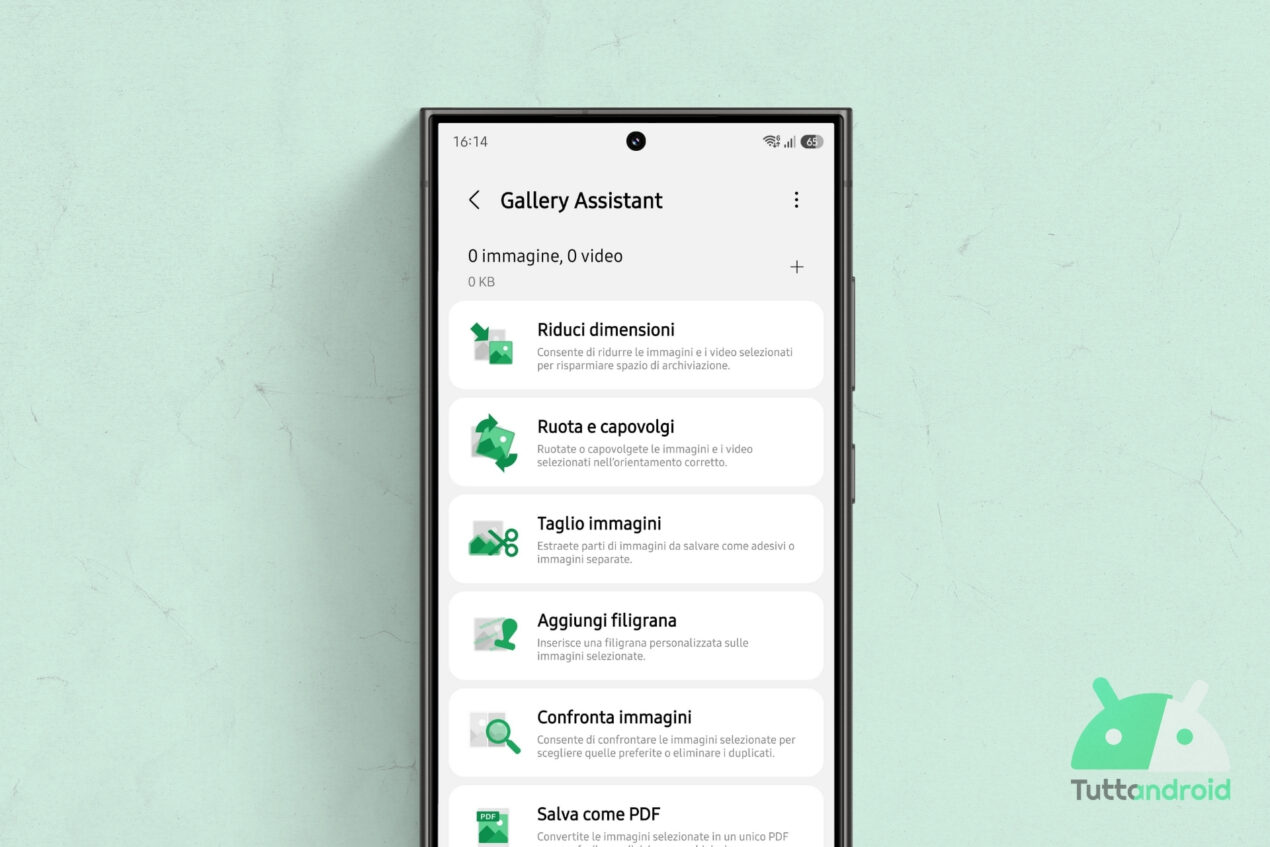 Gallery Assistant è l'app Samsung giusta per risparmiare tempo con le modifiche di immagini e video