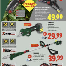 Volantino Lidl dal 21 settembre 2026: offerte Parkside