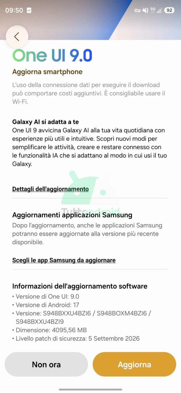 Ora ci siamo davvero: i Samsung Galaxy S26 si aggiornano alla One UI 9 ...