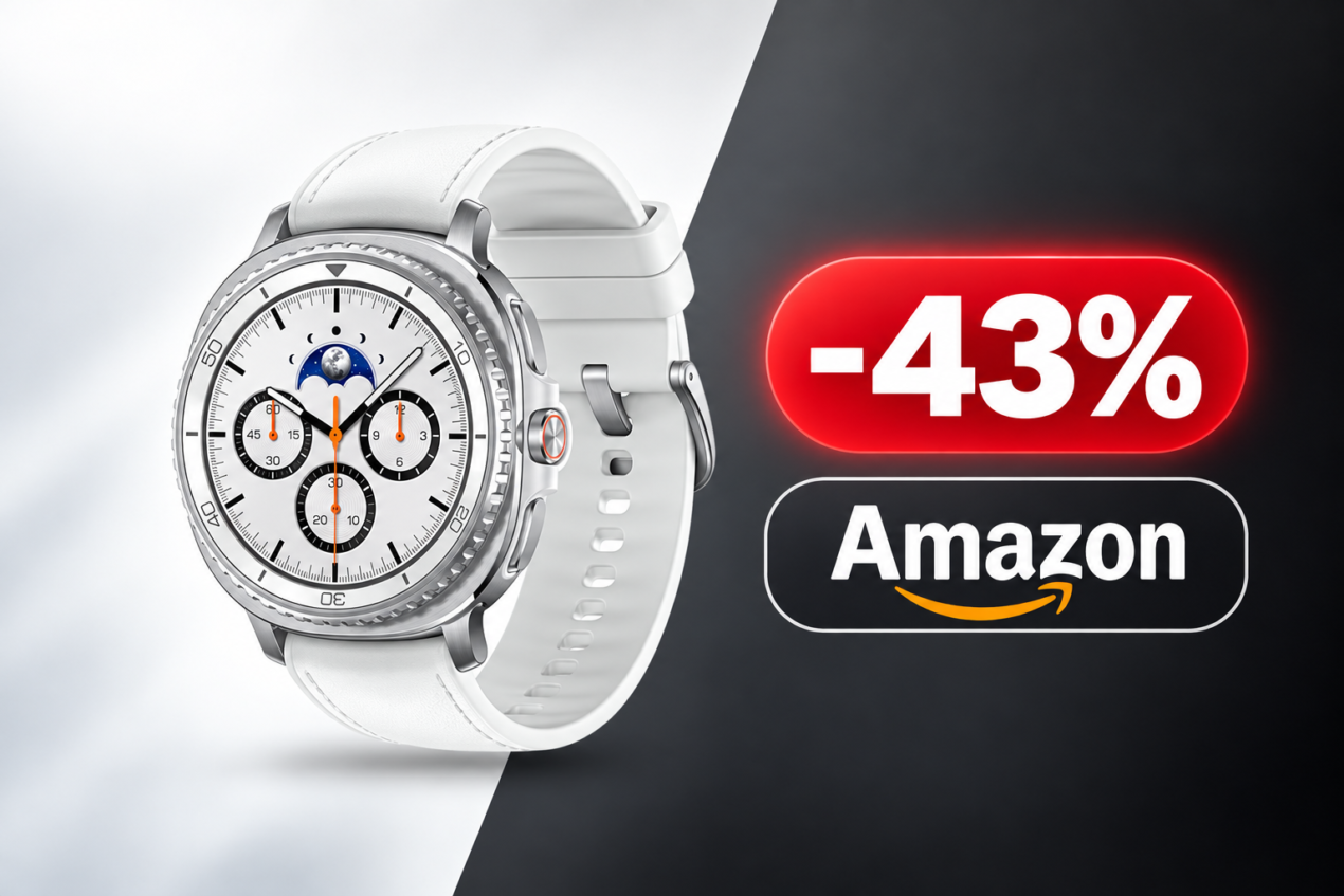 Samsung Galaxy Watch8 Classic a 299,99€ su Amazon: minimo storico