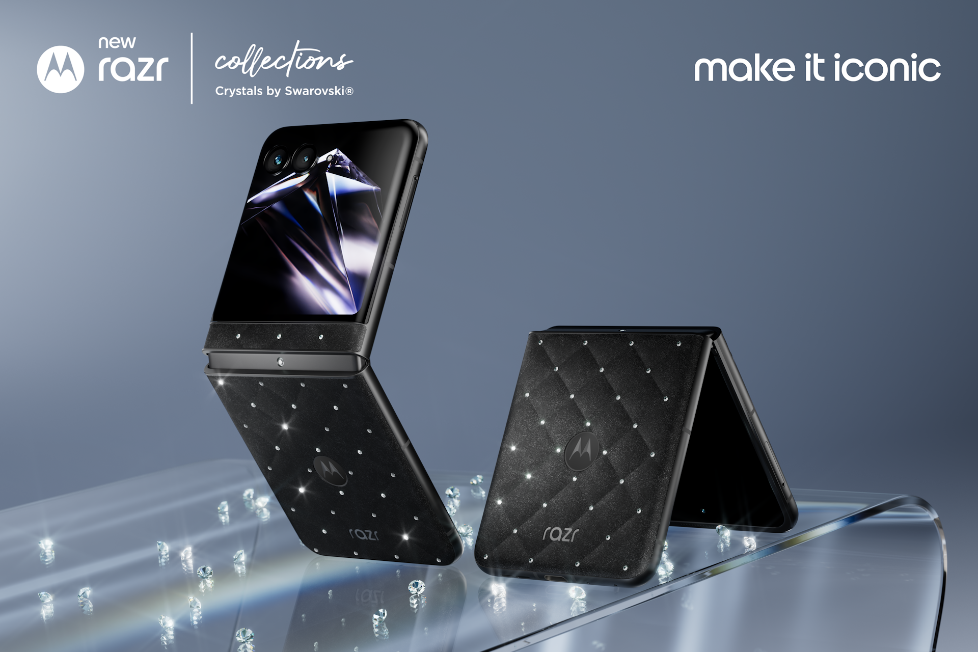Motorola Razr 70 with Crystals by Swarovski