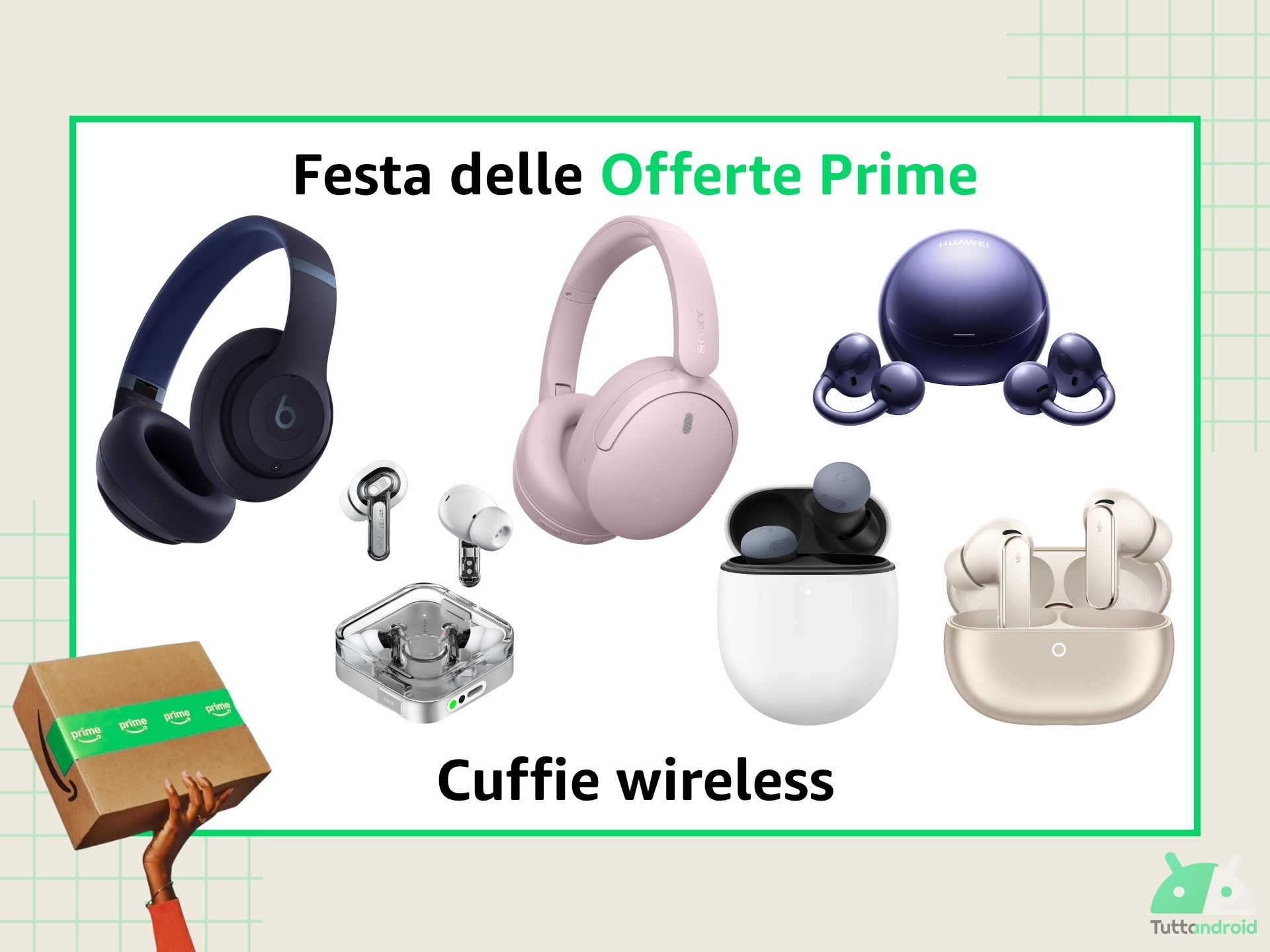 Quante cuffie wireless in sconto su Amazon per la Festa delle Offerte Prime
