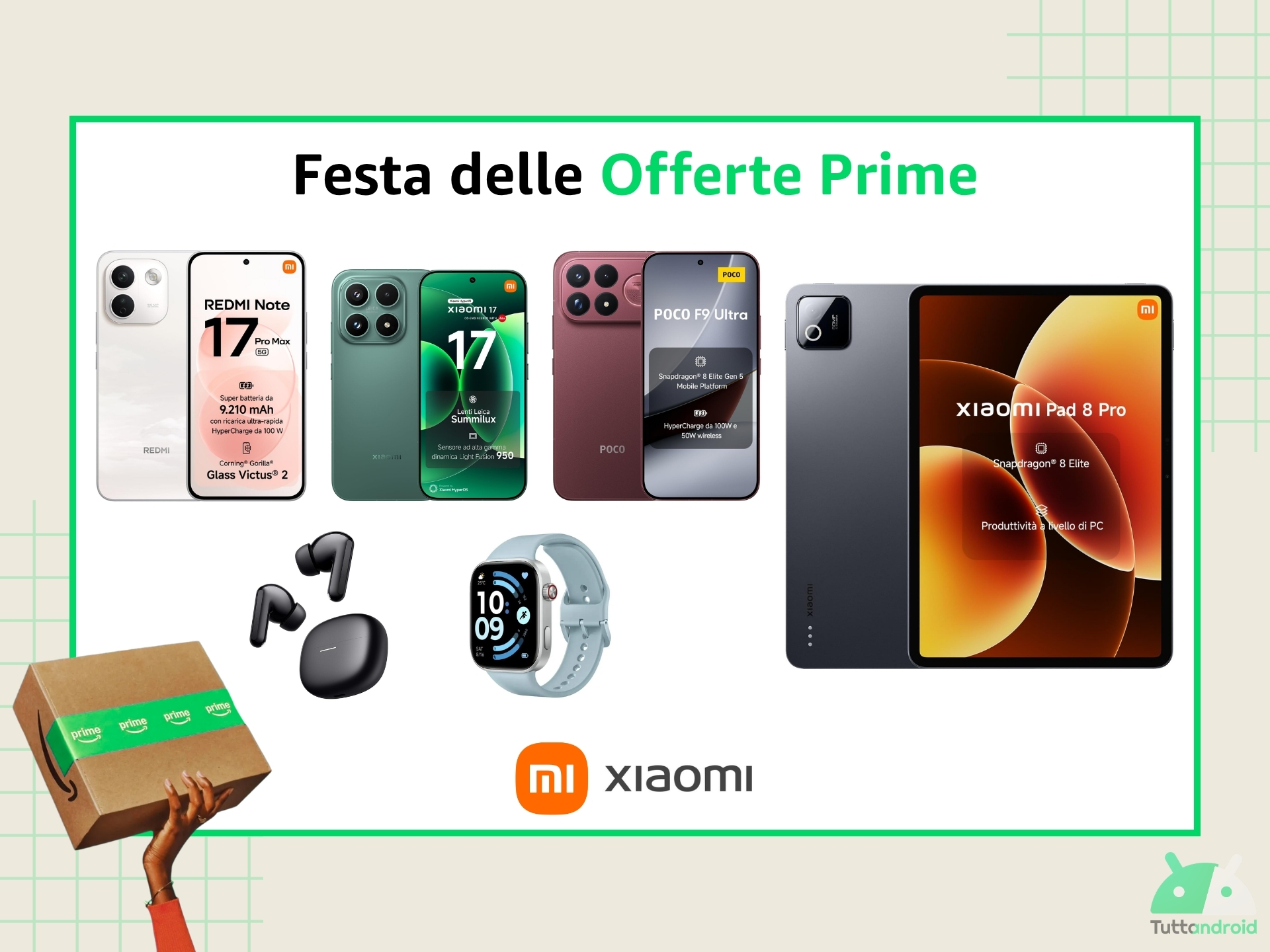 Xiaomi, REDMI e POCO sono ben rappresentate tra le Offerte Prime di Amazon: ecco gli sconti migliori