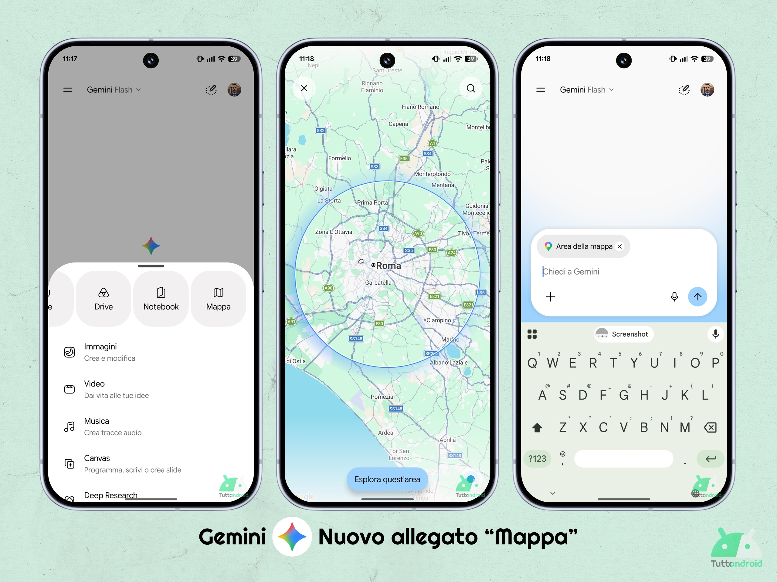 Gemini App - ottobre 2026 - Nuovo allegato Mappa